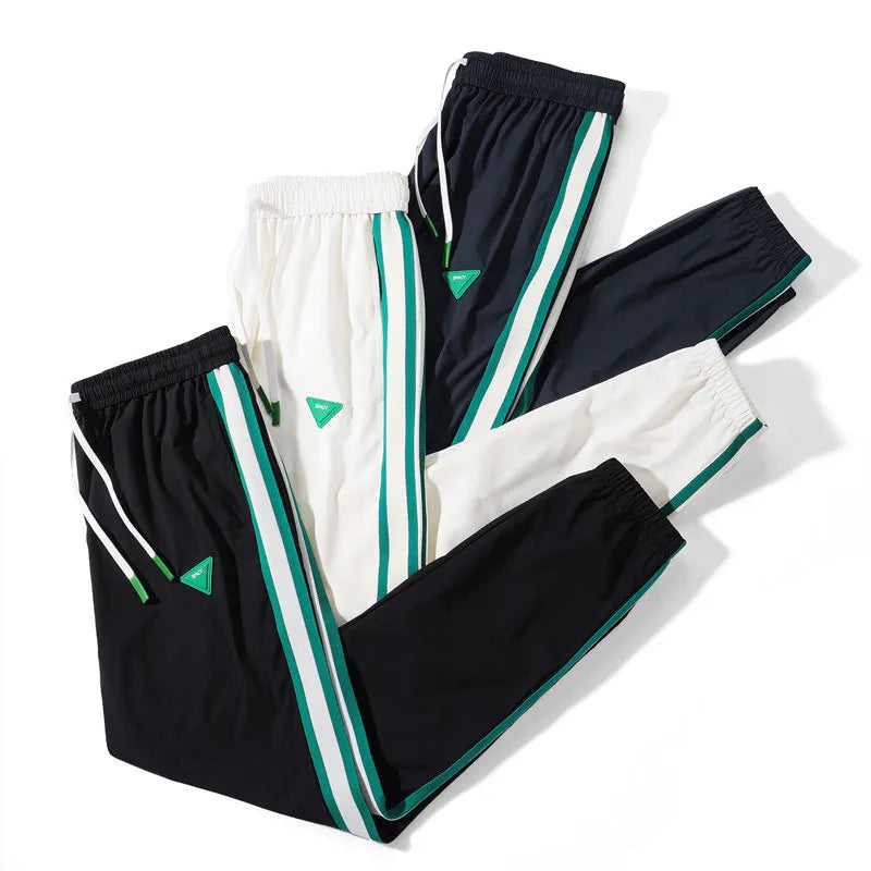 Joggingbukser Sport Stretch Med Striber Komfort | Varex