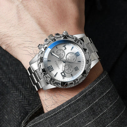 Armbåndsur rustfrit stål analog kvarts daglig | Rodrigo