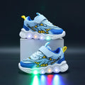 Børnesneakers LED Sål Velcro Åndbar Komfort | Alvero