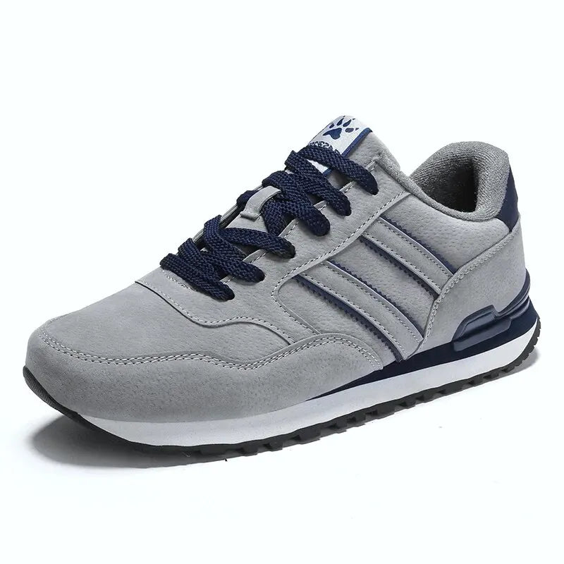Sneakers tekstil snørelukning fleksibel gummisål komfort | Tavero