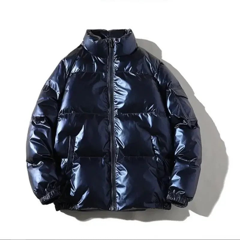 Quiltet unisex jakke med høj krave kort design og lange ærmer | Benoît