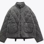 Jakke Turtleneck Wide Fit Gevoerd Herfst Winter | Zarex