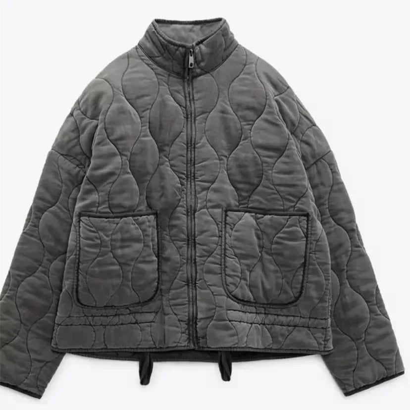 Jakke Turtleneck Wide Fit Gevoerd Herfst Winter | Zarex