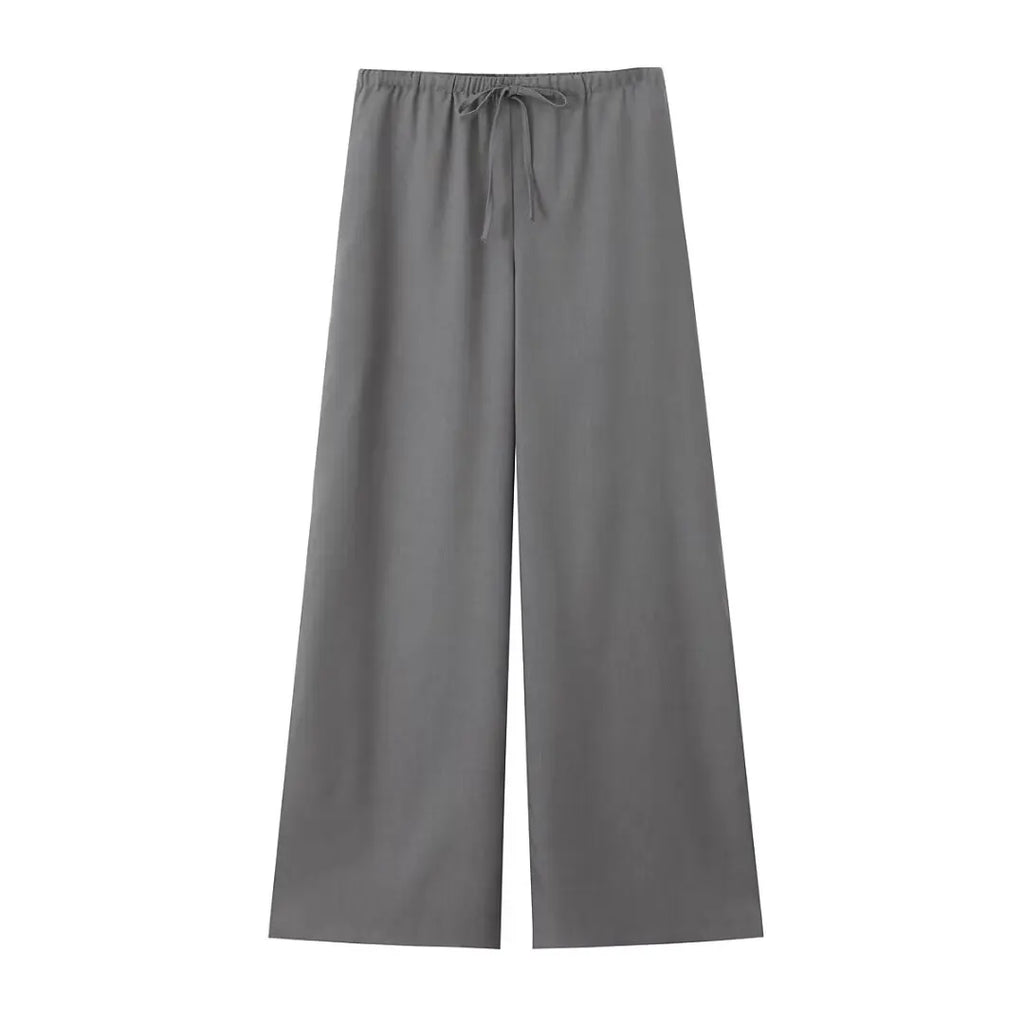 Jakkesæt Løs Elegant Wide Leg Sæt | Zyrel