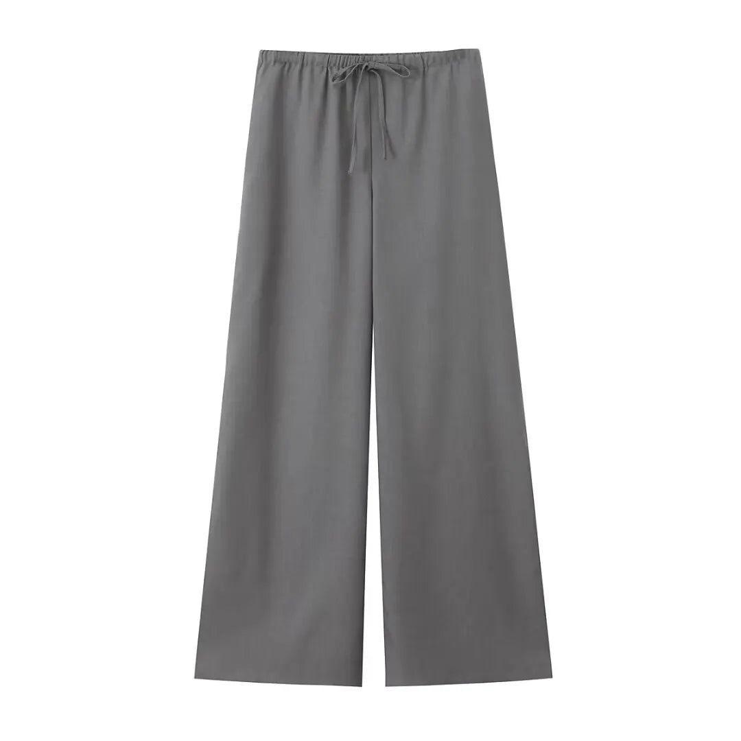 Jakkesæt Løs Elegant Wide Leg Sæt | Zyrel