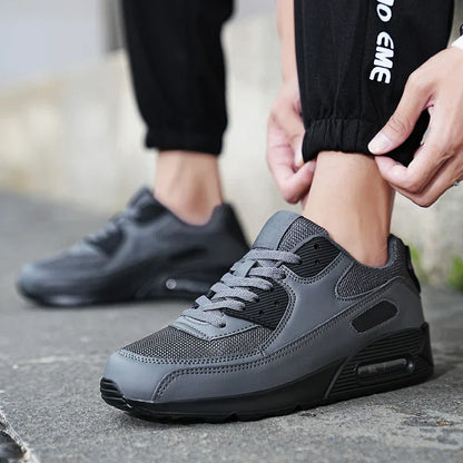 Sneakers tekstil snørelukning gummisål daglig komfort | Calvero