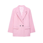Blazer Loose Double Breasted Casual | Virel
