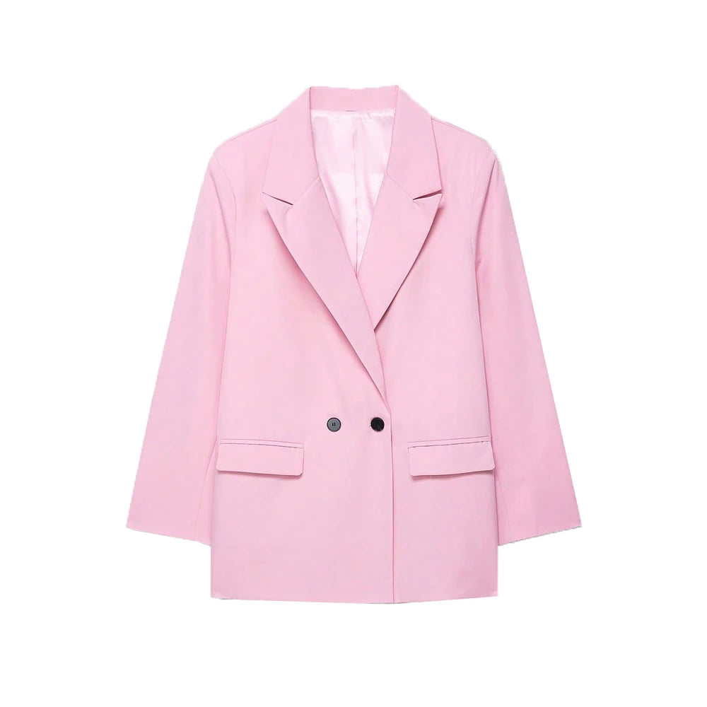Blazer Loose Double Breasted Casual | Virel