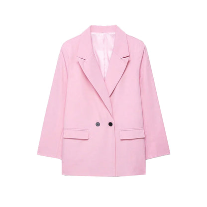 Blazer Loose Double Breasted Casual | Virel