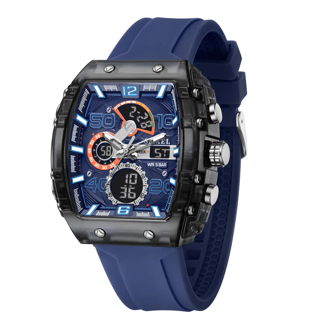 Digitalt Armbåndsur Analog Digital Sport Vandafvisende | Estavo