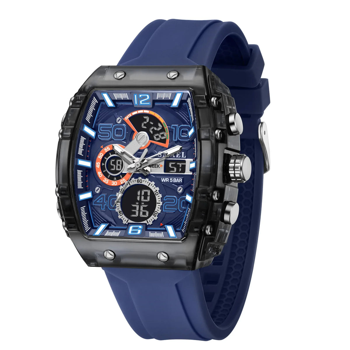 Digitalt Armbåndsur Analog Digital Sport Vandafvisende | Estavo