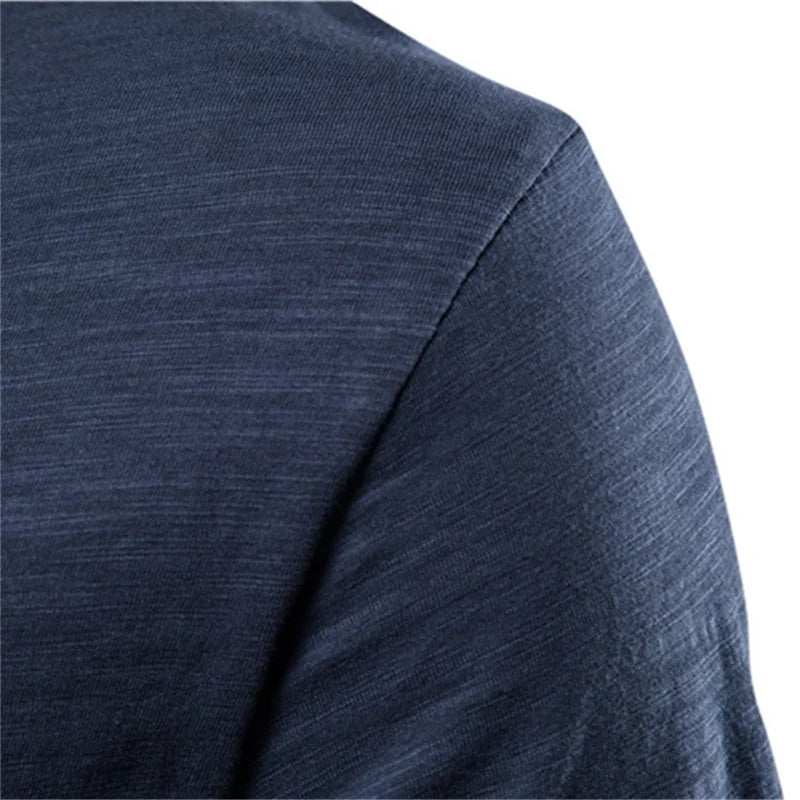 Orvex Linen Kortærmet Herre T-Shirt Bomuld Rund Hals Sommer Casual