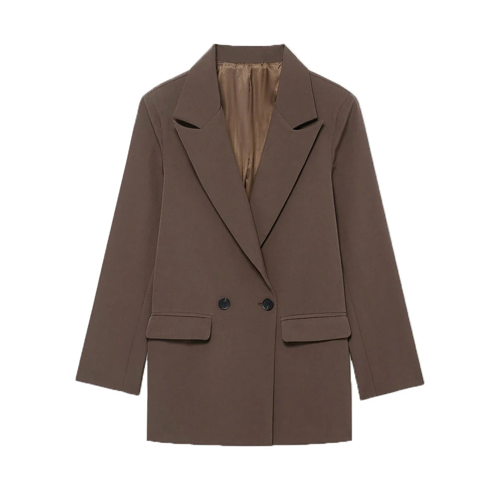 Blazer Loose Double Breasted Casual | Virel