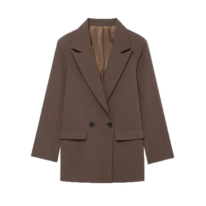 Blazer Loose Double Breasted Casual | Virel