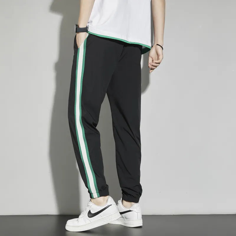 Joggingbukser Sport Stretch Med Striber Komfort | Varex