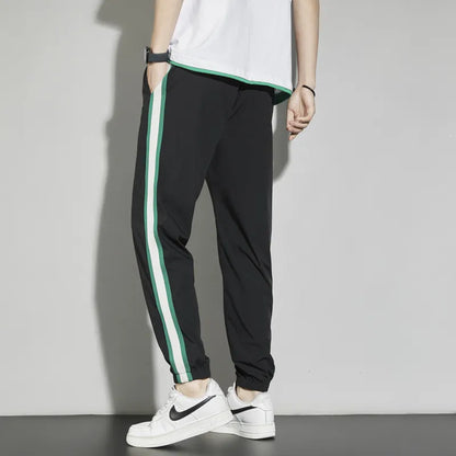Joggingbukser Sport Stretch Med Striber Komfort | Varex