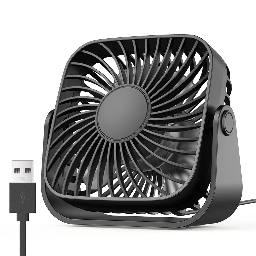 USB Bordventilator 360° Justerbar | AeroPulse