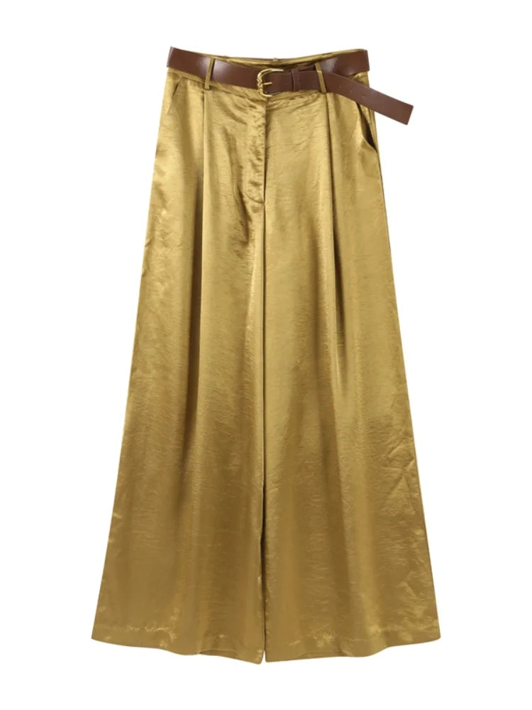 Sæt 2-delt V-Hals High Waist Elegant | Mireya
