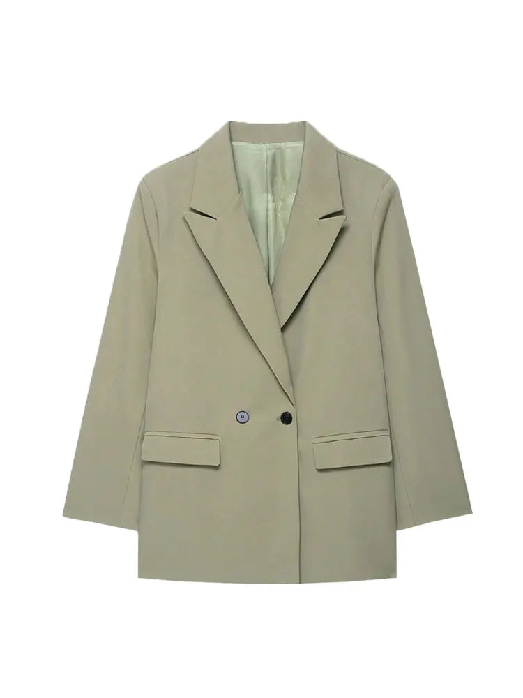 Blazer Loose Double Breasted Casual | Virel