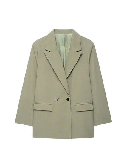 Blazer Loose Double Breasted Casual | Virel