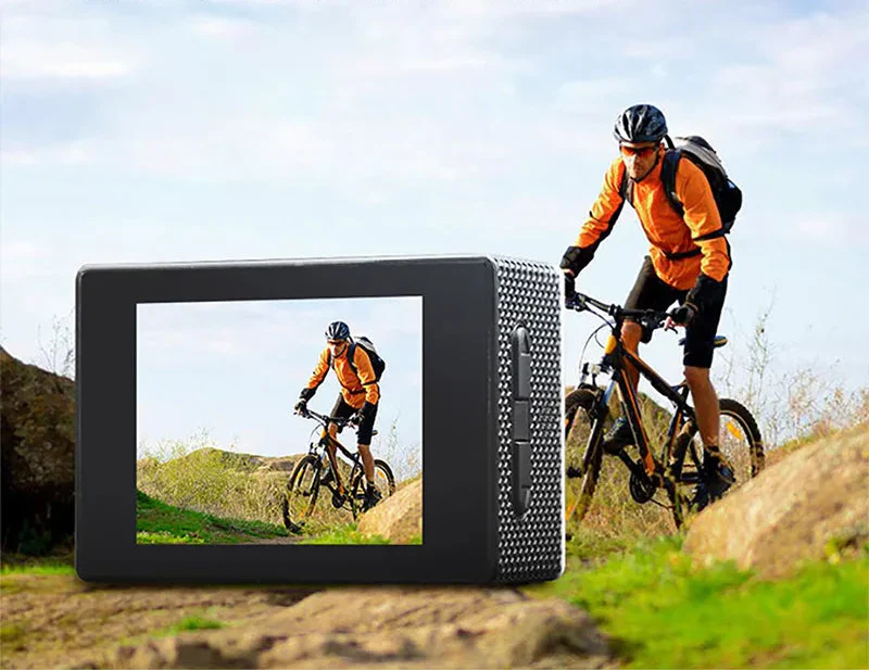 Sportkamera 720P Vandtæt Display Udendørs Optagelse | Venturo
