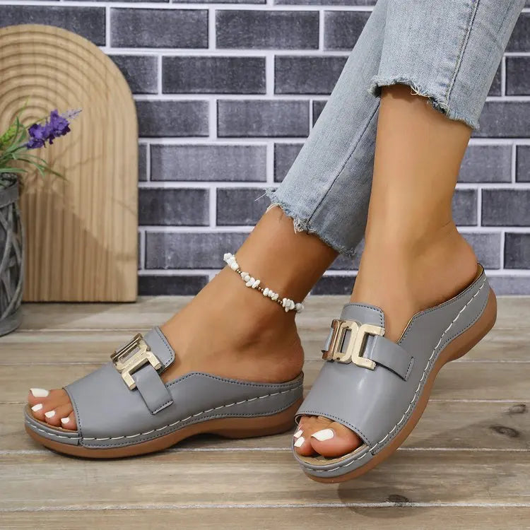 Kilesandaler Komfort PU Sommer | Mirella