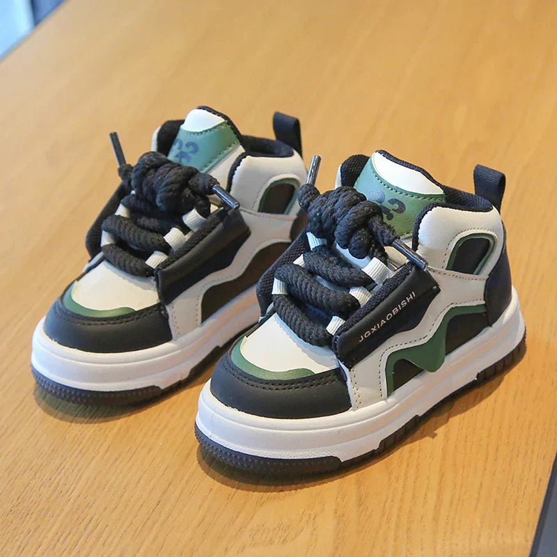 Børnesneakers High Top Snørelukning Stabilitet | Calvero