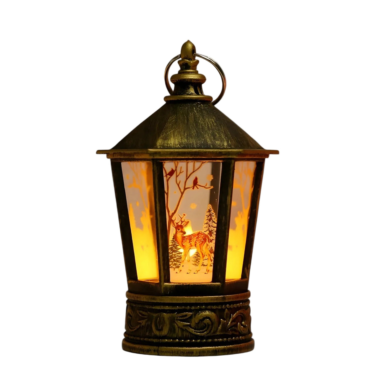 Elektronisk Halloween LED-lys med flimrende flamme batteridrevet retro design | Víctor