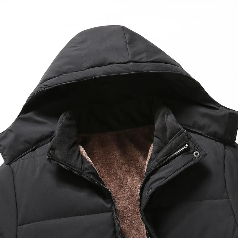 Herre Outdoorjakke Hurtigtørrende Polyester med Aftagelig Hætte | Jackson