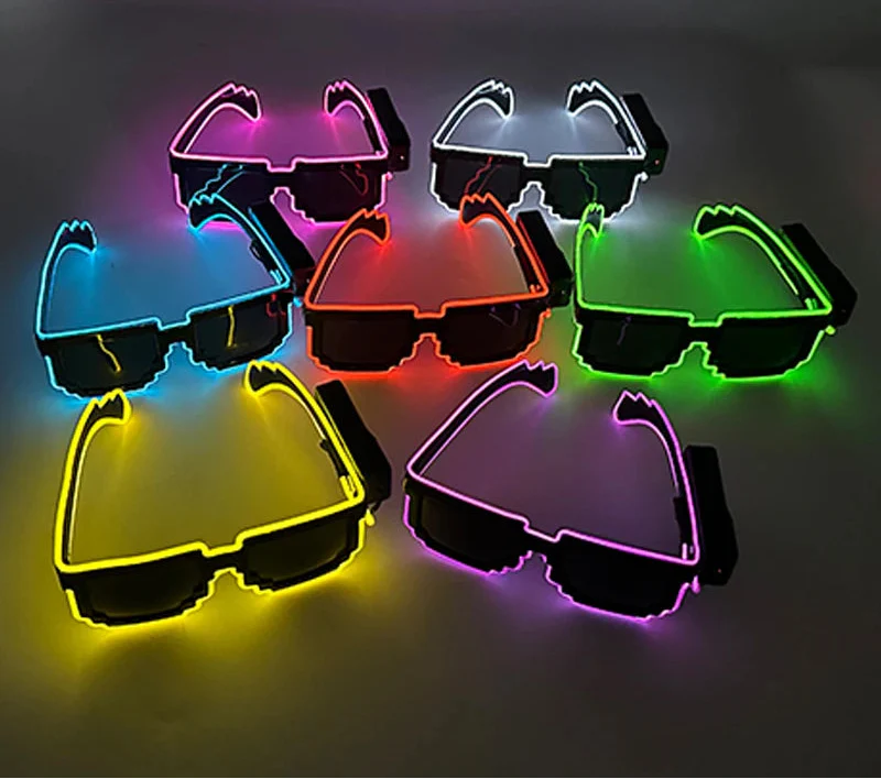 LED-lysbriller med fire lystilstande | GlowPulse