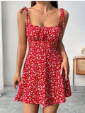 Kjole Backless Mini Sommer Slim Pasform | Velmira