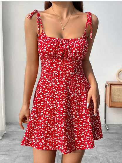 Kjole Backless Mini Sommer Slim Pasform | Velmira
