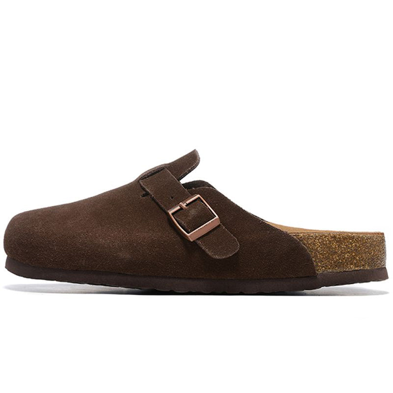 Clogs ruskind komfort kork fodseng | Solevik