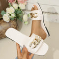 Dame Slippers Flad Sommer | Caliza