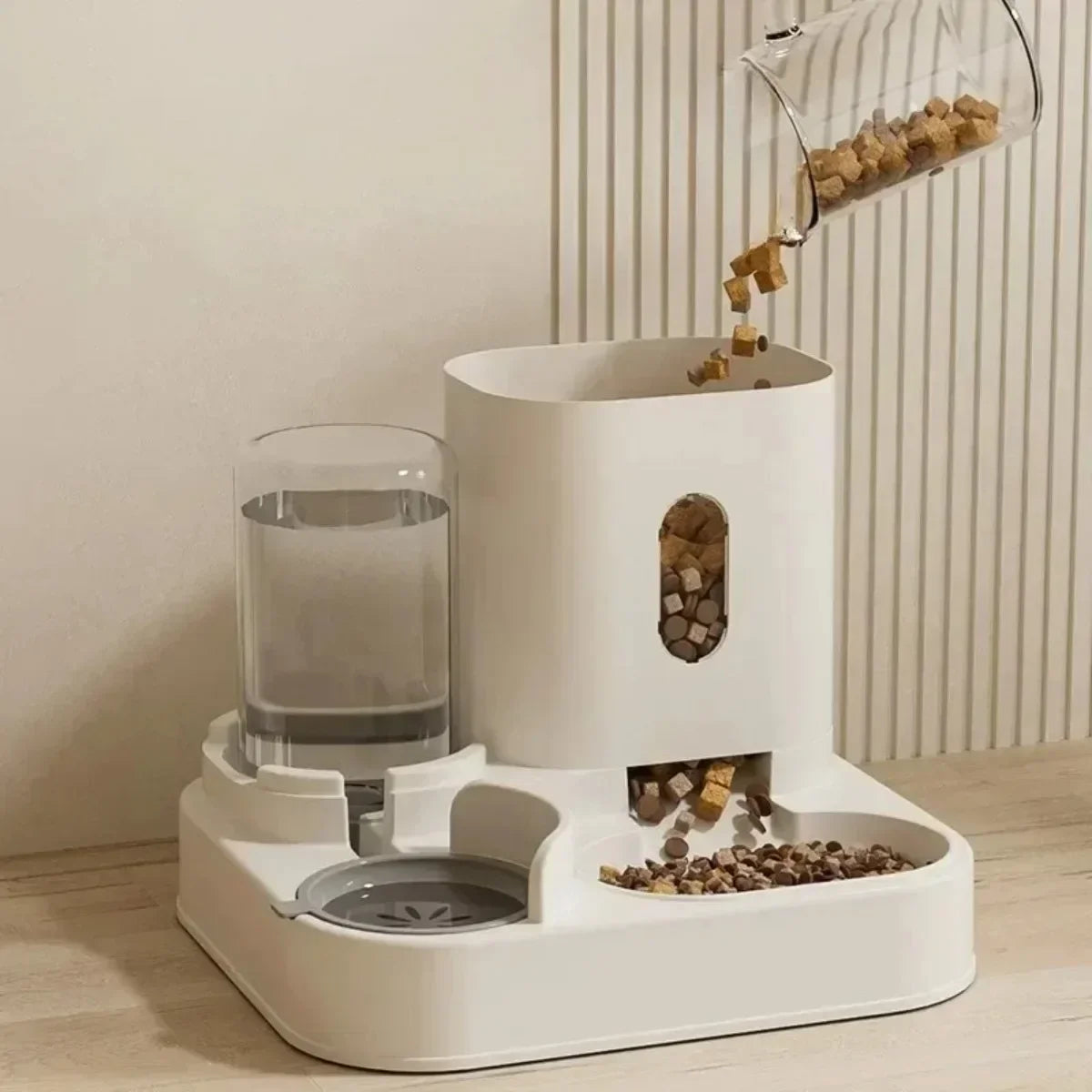 Automatisk Foderskål Vanddispenser Stor Kapacitet | Milo