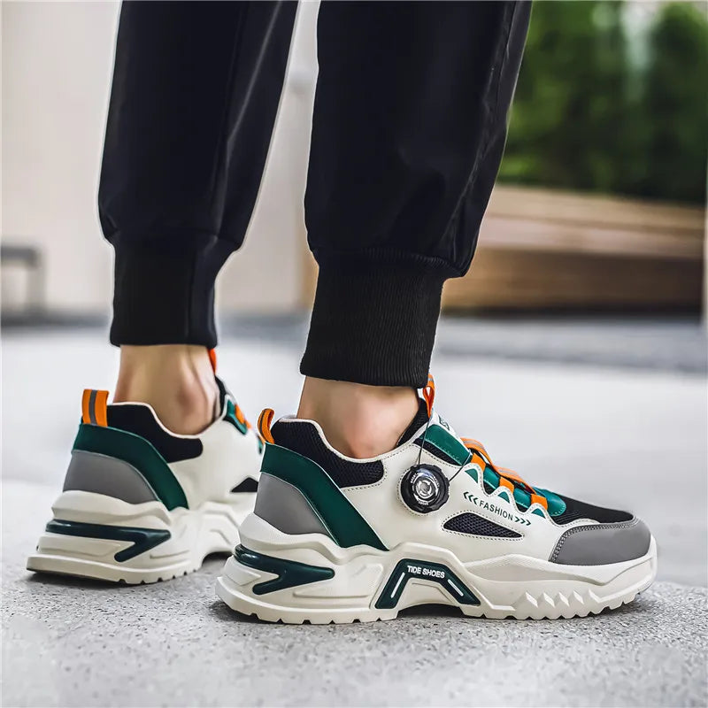 Herre Sneakers Drejelukning Mesh Letvægt Komfort | Zenvor