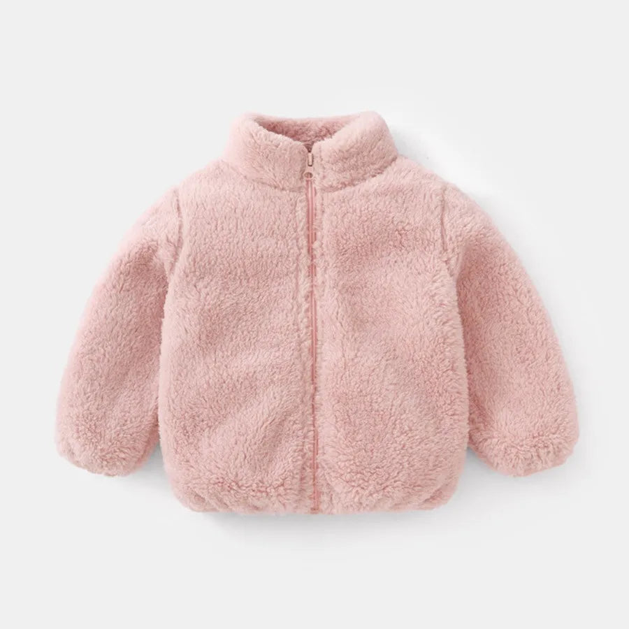 Norvix Tate Unisex Børnejakke Corduroy Med Lynlås Varm Efterår Vinter