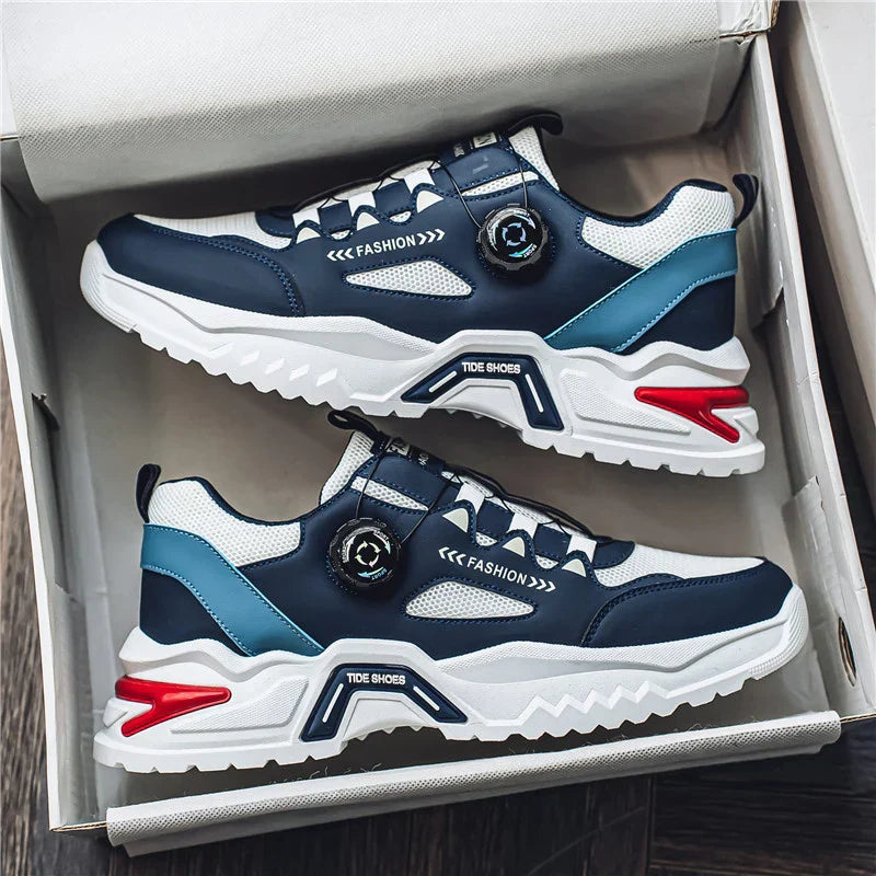 Herre Sneakers Drejelukning Mesh Letvægt Komfort | Zenvor