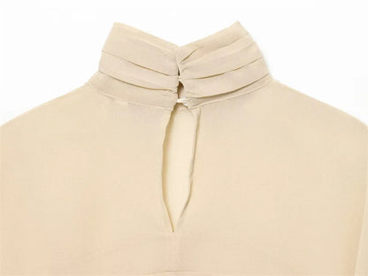 Bluse Cape Loose Chiffon Elegant | Zyrel