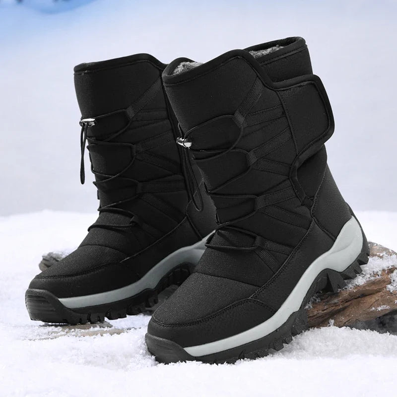 Forede unisex vintersko med elastisk lukning gummisål og plys | Renée