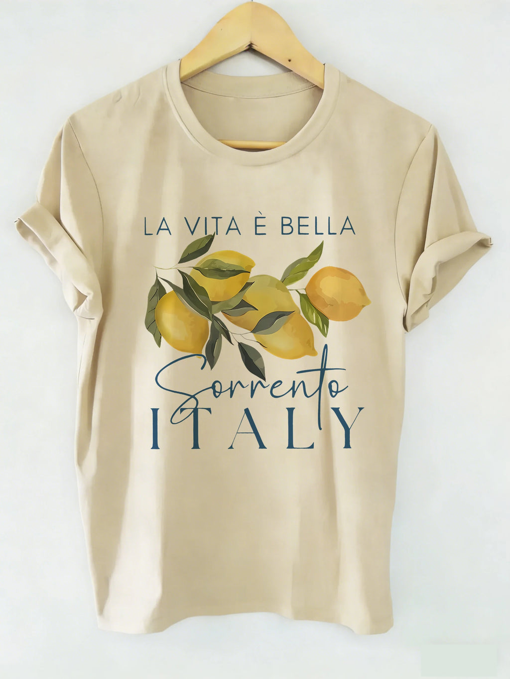 T-shirt Frugt Print Casual Sommer | Orvyn