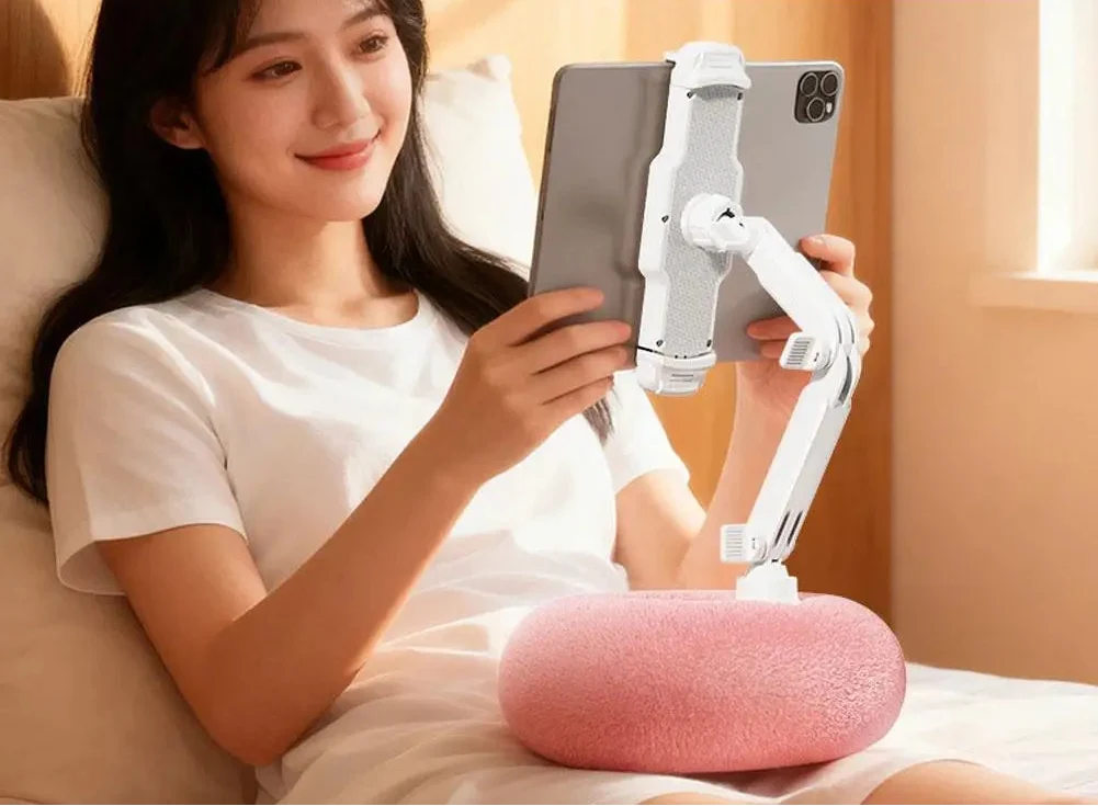 Foldbar pudeholder til mobil og tablet med justerbar teleskoparm | Quentin