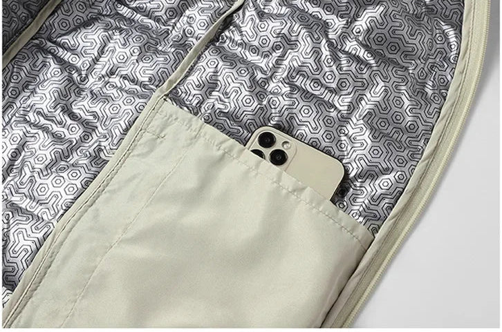 Herre Dunjakke Selvopvarmende Graphene Hætte | Hudson