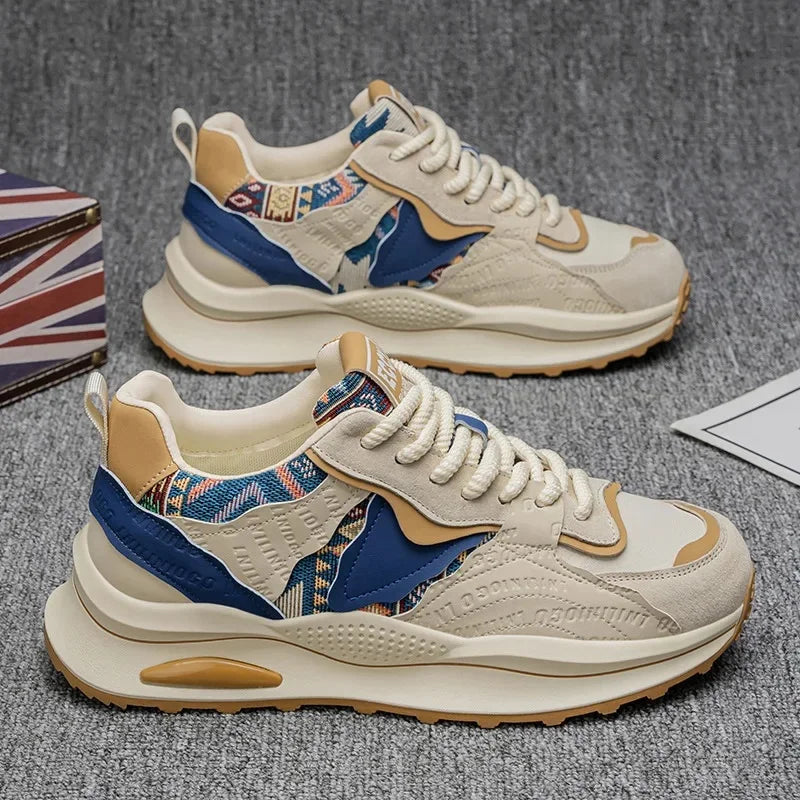 Sneakers syntetisk snørelukning PVC-sål komfort | Doreno