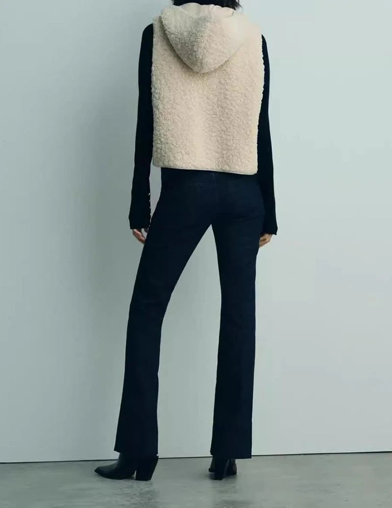 Hættevest Casual Fleece Polyester | Madison