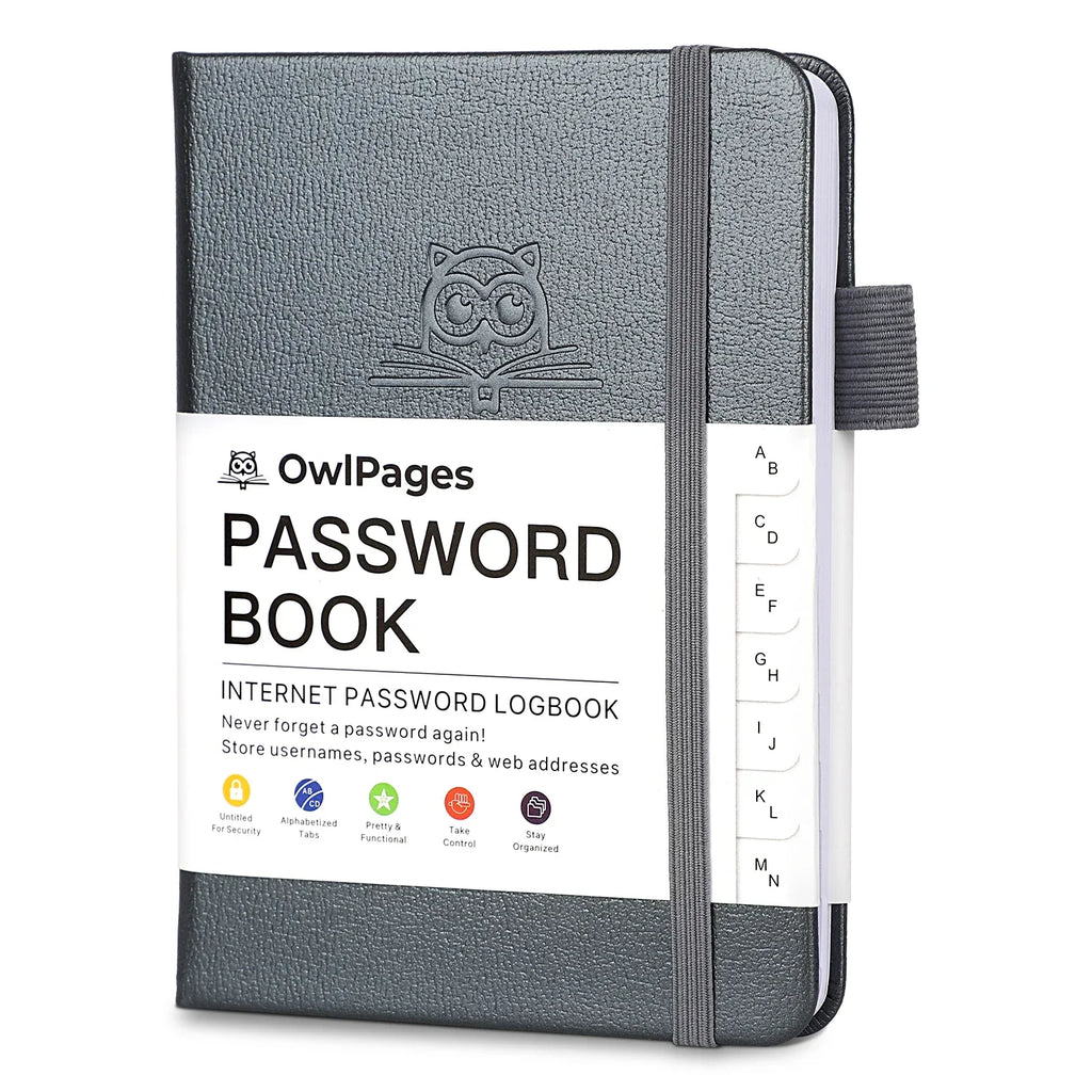 Passwordbog Alfabetisk Hardcover | SecureVault