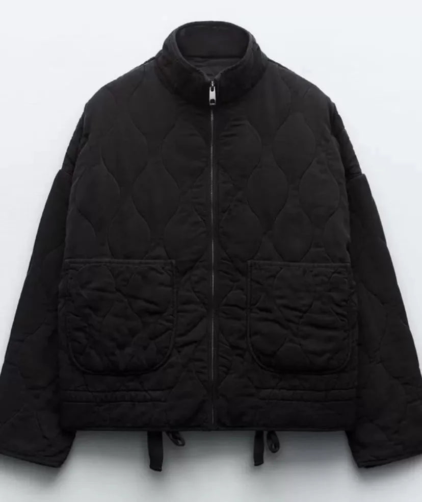 Jakke Turtleneck Wide Fit Gevoerd Herfst Winter | Zarex