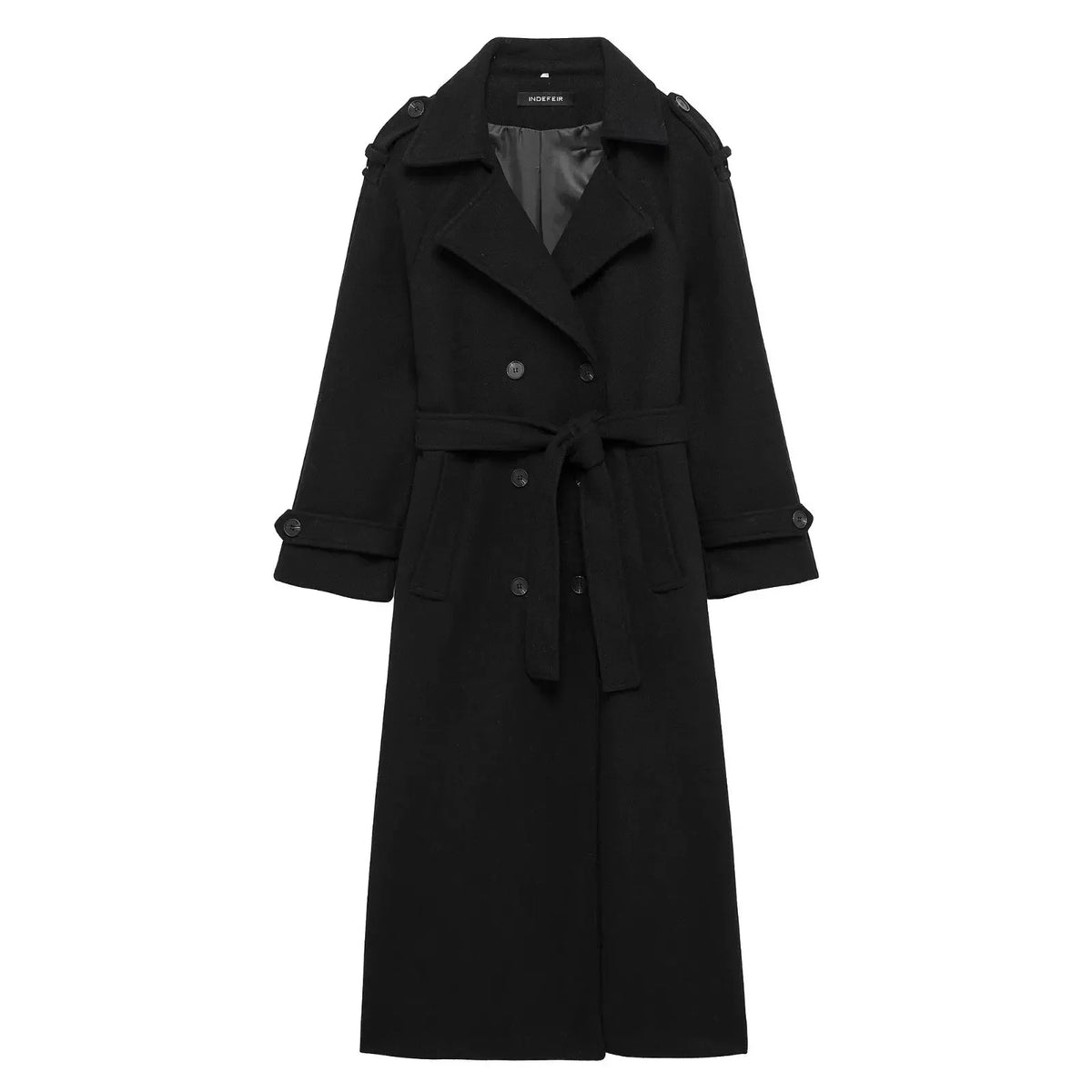 Dame Trenchcoat Klassisk Bomuld Efterår | Brinley