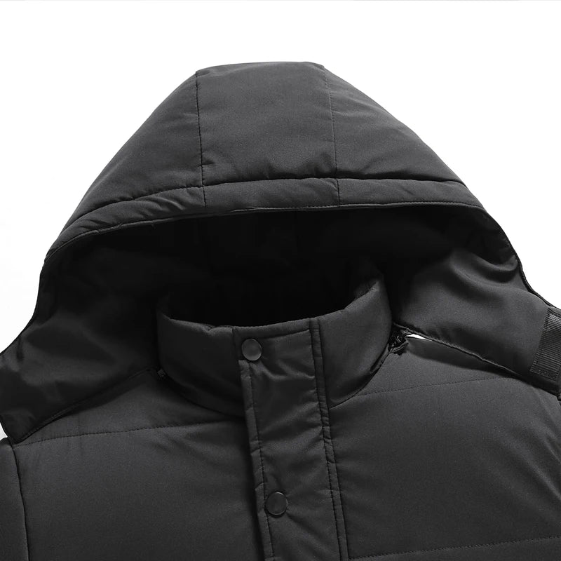 Herre Outdoorjakke Hurtigtørrende Polyester med Aftagelig Hætte | Jackson