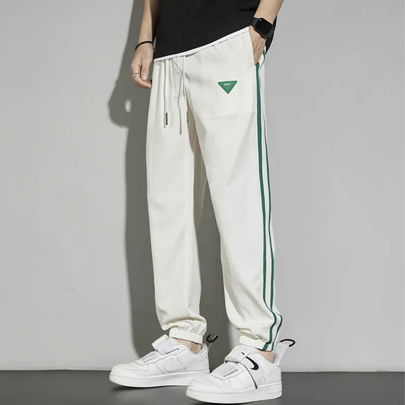 Joggingbukser Sport Stretch Med Striber Komfort | Varex